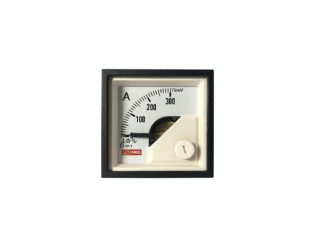 Amperomierz analogowy panelowy DC -10C do +65C RS PRO