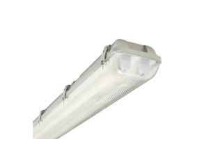 Oprawa świetlna 72 W, Listwa podwójna 230 V, 2 świetlówki IP65, 1263 x 129 x 90 mm