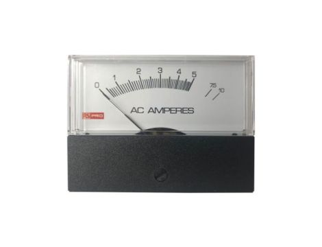 Amperomierz analogowy panelowy 10 (Input)A AC 0C do +60C RS PRO