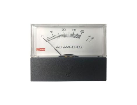 Amperomierz analogowy panelowy 80 (Input)A AC 0C do +60C RS PRO