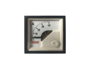 Amperomierz analogowy panelowy 40 (Input, Scale)A AC -10C do +65C RS PRO