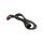 SCHAFFNER-821113 Kabel IEC C13 żeński kątowy prawy, IEC C14 męski 1m