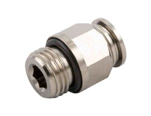 Złączka pneumatyczna M5 męskie Wciskane 4 mm RS PRO Szybkozłączka wtykowa