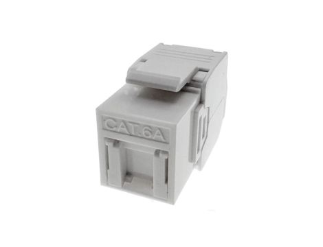 Gniazdo keystone RJ45 beznarzędziowe UTP kat. 6A Q-LANTEC