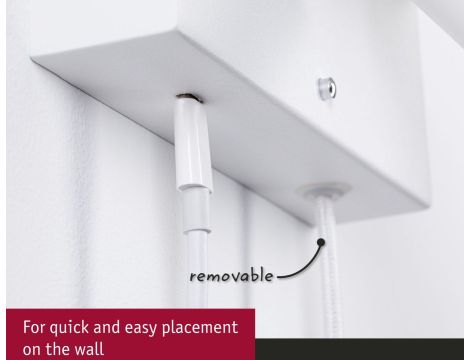 Oprawa ścienna JERIK LED 2,4W 3-STEP DIM 160lm 3000K USB-C 230V Z przełącznikiem Biały mat /metal - 6