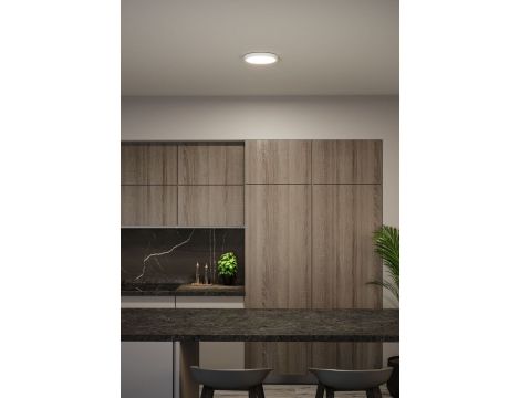 Plafoniera okrągła AKYA LED 17W ze zmienną barwą 3000/4000/6500K 230mm 1700 lm 230V IP20 biały / tworzywo sztuczne - 8