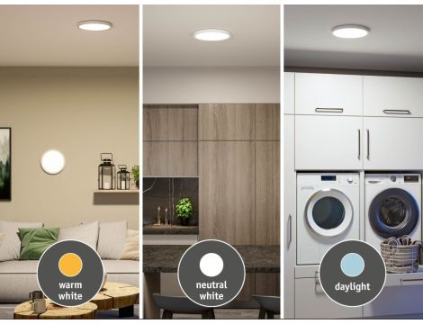 Plafoniera okrągła  AKYA LED 29W ze zmienną barwą 3000/4000/6500K 300mm 2800 lm 230V IP20 biały / tworzywo sztuczne - 8