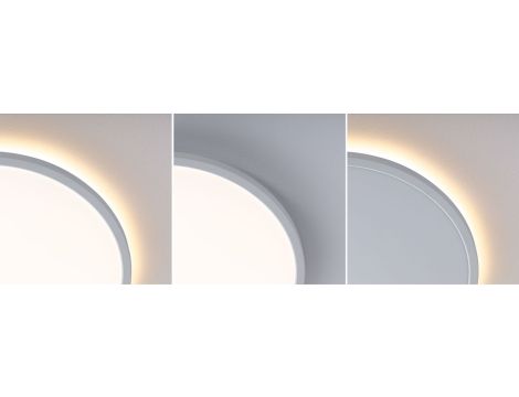 Plafoniera ATRIA SHINE LED Backlight 19W + 2W 2400lm/150lm okrągła 290mm 3000K IP20 230V biały / tworzywo sztuczne - 4