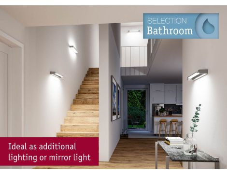 Oprawa ścienna LUCILLE LED 600mm 17W 2700K 3-step DIM 1300lm IP44 230V aluminium mat / metal - 11