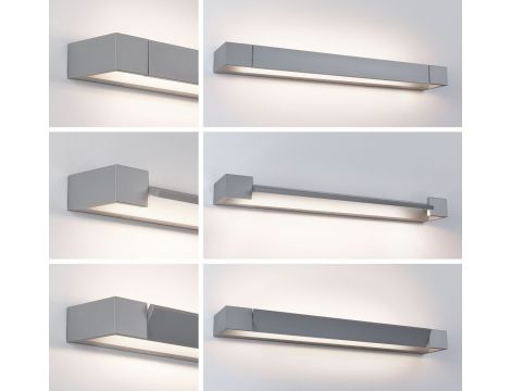 Oprawa ścienna LUCILLE LED 600mm 17W 2700K 3-step DIM 1300lm IP44 230V aluminium mat / metal - 3