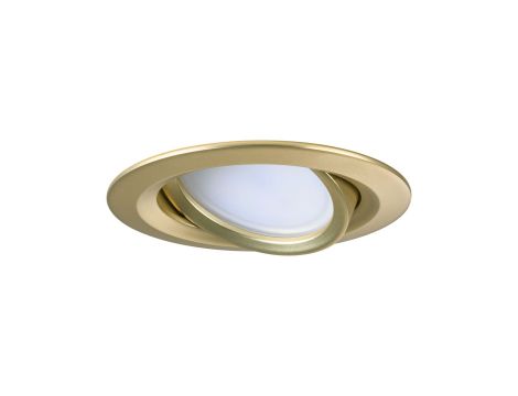 Zestaw wychylnych opraw wpuszczanych LED Nova Coin okrągłych 84mm 100° 3x6W 3x470lm 2700K IP23 230V Złoty matowy / aluminium - 5