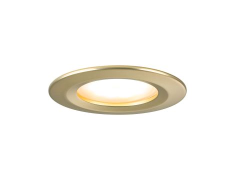 Zestaw opraw wpuszczanych LED Nova Coin okrągłych 3-Step DIM 74mm 100° 3x6W 3x470lm 2700K IP23 230V Złoty matowy / aluminium - 3