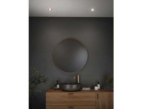 Zestaw opraw wpuszczanych LED Nova Coin okrągłych 3-Step DIM 74mm 100° 3x6W 3x470lm 2700K IP23 230V Złoty matowy / aluminium - 5