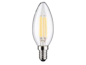 Źródło światła LED ECO LINE świeca 4W 840lm E14 3000K klasa A 230V przezroczysty / szkło