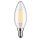 Źródło światła LED ECO LINE świeca 4W 840lm E14 3000K klasa A 230V przezroczysty / szkło