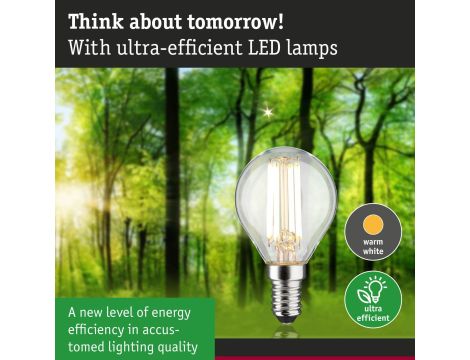 Źródło światła LED ECO LINE kropla 4W 840lm E14 3000K klasa A 230V przezroczysty / szkło - 8