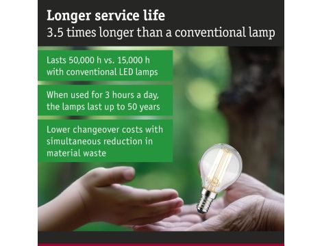 Źródło światła LED ECO LINE kropla 4W 840lm E14 3000K klasa A 230V przezroczysty / szkło - 7