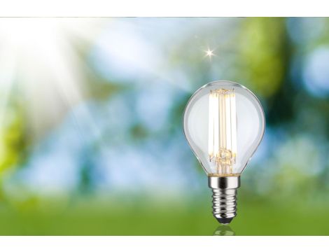 Źródło światła LED ECO LINE kropla 4W 840lm E14 3000K klasa A 230V przezroczysty / szkło - 4