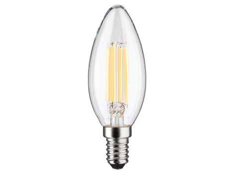 Źródło światła LED ECO LINE świeca 4W 840lm E14 4000K klasa A 230V przezroczysty / szkło - 2