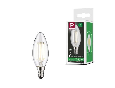 Źródło światła LED ECO LINE świeca 4W 840lm E14 4000K klasa A 230V przezroczysty / szkło - 4