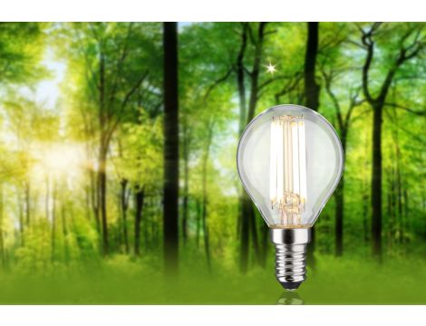 Źródło światła LED ECO LINE kropla 4W 840lm E14 4000K klasa A 230V przezroczysty / szkło - 3