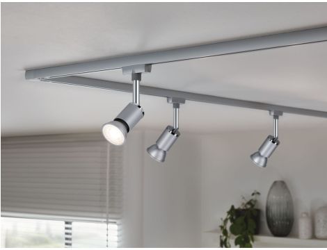 Źródło światła LED GU10 zestaw 5 sztuk 4,9W 460lm 2700K srebrny RAL9006 / tworzywo sztuczne - 2