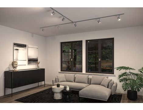 Źródło światła LED GU10 zestaw 5 sztuk 4,9W 460lm 2700K srebrny RAL9006 / tworzywo sztuczne - 5