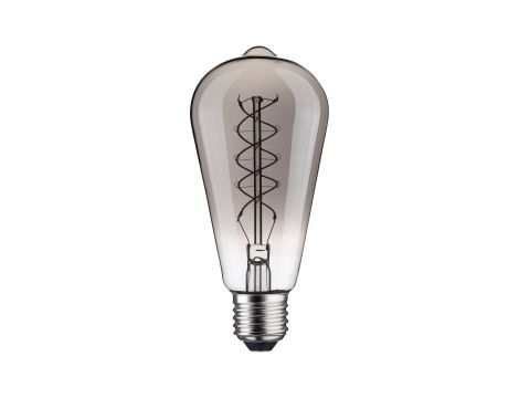 Źródło światła LED Rustic Shine 4,2W E27 żarnik w kształcie litery S 170lm1800K ST64 3StepDim przyciemniane szkło dymione - 5