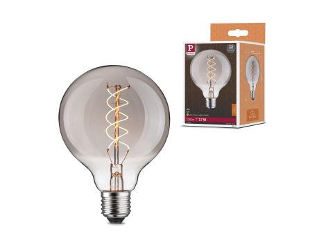 Źródło światła LED Rustic Shine 4,2W E27 żarnik w kształcie litery S 1700lm1800K G95 3StepDim przyciemniane szkło dymione - 6