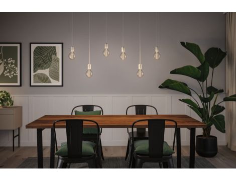 Źródło światła LED Rustic Shine 4,2W E27 żarnik w kształcie litery S 1700lm1800K G95 3StepDim przyciemniane szkło dymione - 3