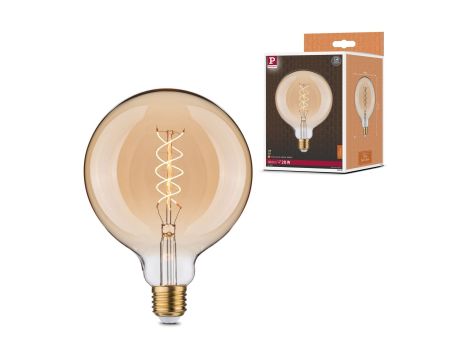 Źródło światła LED Rustic Shine 4,2W E27 żarnik w kształcie litery S 300lm1800K G125 3StepDim złota - 6