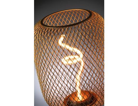 Źródło światła LED METALLIC GLOW ZYL mosiądz Twist E27 4W 180lm 3StepDim 1800K 230V / metal siateczka - 2