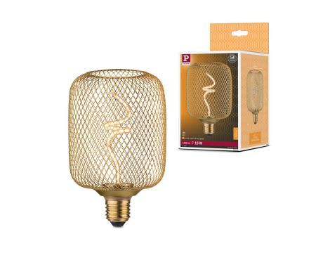 Źródło światła LED METALLIC GLOW ZYL mosiądz Twist E27 4W 180lm 3StepDim 1800K 230V / metal siateczka - 6