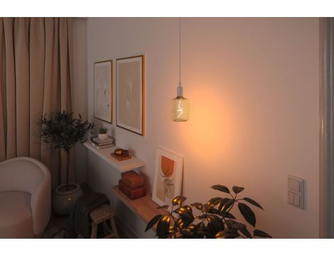 Źródło światła LED METALLIC GLOW ZYL mosiądz Twist E27 4W 180lm 3StepDim 1800K 230V / metal siateczka - 3