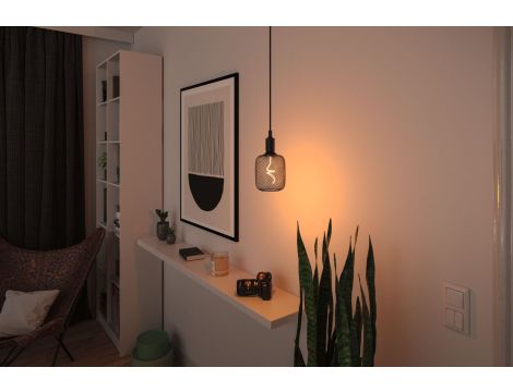 Źródło światła LED METALLIC GLOW ZYL czarny Twist E27 4W 160lm 3StepDim 1800K 230V / metal siateczka - 3