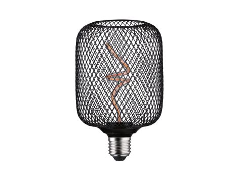 Źródło światła LED METALLIC GLOW ZYL czarny Twist E27 4W 160lm 3StepDim 1800K 230V / metal siateczka - 5