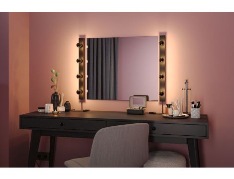 Źródło światła LED Kropla zwierciadło czarny mat 2,5W 230V 250lm E14 2700K ściemniany / przezroczysta - 3