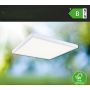 Plafoniera ATRIA SHINE LED 15,7W ze zmienną barwą 3000/4000/6500K + światło odbite kwadrat 298x298mm/35mm 2100 lm 230V IP44 Klasa energ. B biały / tworzywo sztuczne - 13