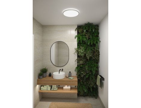 Plafoniera ATRIA SHINE LED Backlight 20,8W IP44 2800lm 400mm WS 3000/4000/6500K 230V biały / tworzywo sztuczne - 6