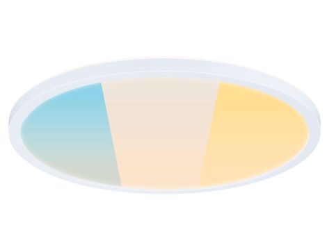 Plafoniera ATRIA SHINE LED Backlight 20,8W IP44 2800lm 400mm WS 3000/4000/6500K 230V biały / tworzywo sztuczne