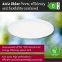 Plafoniera ATRIA SHINE LED Backlight 20,8W IP44 2800lm 400mm WS 3000/4000/6500K 230V biały / tworzywo sztuczne - 14
