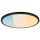 Plafoniera ATRIA SHINE LED Backlight 20,8W IP44 2800lm 400mm WS 3000/4000/6500K 230V czarny / tworzywo sztuczne