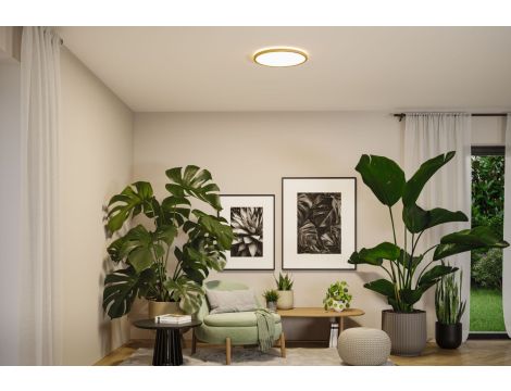 Plafoniera ATRIA SHINE LED Backlight 20,8W IP44 2800lm 400mm WS 3000/4000/6500K 230V drewnopodobny dąb / tworzywo sztuczne - 6