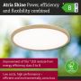 Plafoniera ATRIA SHINE LED Backlight 20,8W IP44 2800lm 400mm WS 3000/4000/6500K 230V drewnopodobny dąb / tworzywo sztuczne - 15