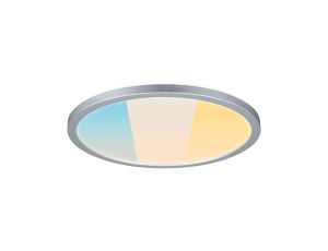 Plafoniera ATRIA SHINE LED 14,8W ze zmienną barwą 3000/4000/6500K okrągła 300mm 2250 lm 230V IP44 Klasa energ. B chrom / tworzywo sztuczne