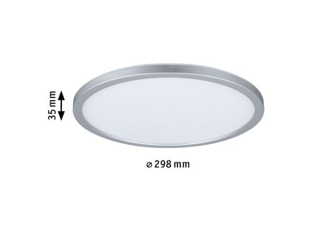 Plafoniera ATRIA SHINE LED 14,8W ze zmienną barwą 3000/4000/6500K okrągła 300mm 2250 lm 230V IP44 Klasa energ. B chrom / tworzywo sztuczne - 15