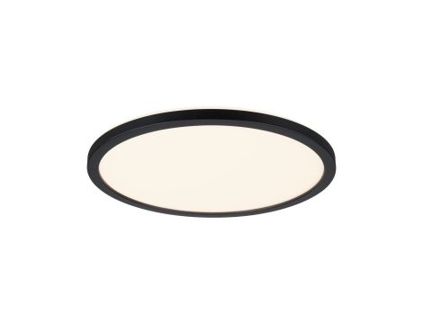 Plafoniera ATRIA SHINE LED 14,8W ze zmienną barwą 3000/4000/6500K + światło odbite okrągła 298mm/35mm 2250 lm 230V IP44 Klasa energ. B czarny / tworzywo sztuczne - 5