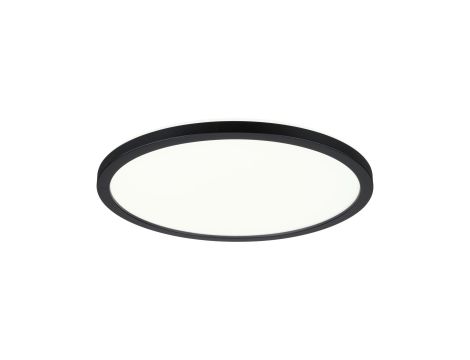 Plafoniera ATRIA SHINE LED 14,8W ze zmienną barwą 3000/4000/6500K + światło odbite okrągła 298mm/35mm 2250 lm 230V IP44 Klasa energ. B czarny / tworzywo sztuczne - 2