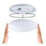 Plafoniera Leonis II LED 16,5W z czujnikiem HF okrągła 280mm 1750lm Power DIP 13/18W White Select 3000/4000/5700K IP44 230V biały / tworzywo sztuczne - 13