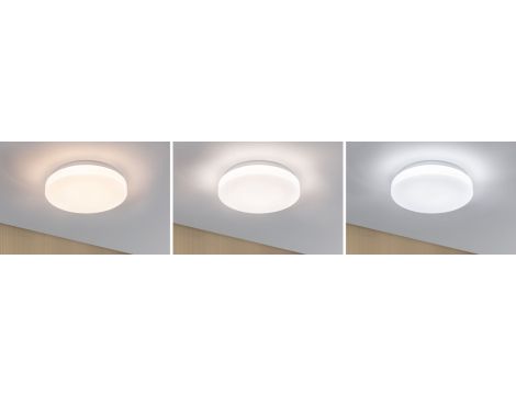 Plafoniera Luiana LED 16,5W okrągła 280mm 1750lm Power DIP 13/18W  3000/4000/5700K IP44 230V biały / tworzywo sztuczne - 8